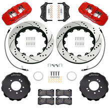 Load image into Gallery viewer, Wilwood 99-02 Nissan Skyline Aerolite 6R Front BBK w/ 14.00in D/S Rotors &amp; Flexlines - Red
