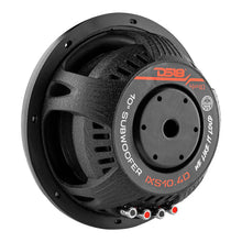 Load image into Gallery viewer, DS18 10in 600 Watts RMS 4 ohm DVC Shallow Mount Fiber Glass Subwoofer IXS Series