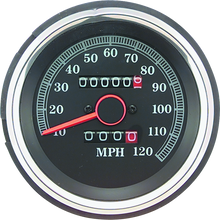 Load image into Gallery viewer, Bikers Choice L84-90 XL 85-87 FXRS 87-90 FX Replacement Speedo Black Face H-D 67037-85A