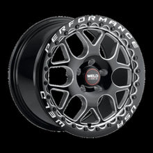 Load image into Gallery viewer, Weld Solana Beadlock 17x10 / 5x112 BP / ET40 / 78.1mm Bore - Gloss Black MIL DIA Wheel