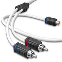 Load image into Gallery viewer, DS18 Marine Grade Tinned Copper OFC RCA Wires 1 Female to 2 Male Splitter