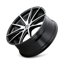 Load image into Gallery viewer, Kraze KR193 Turismo 18x8 / 5x120 BP / 40mm Offset / 74.1mm Hub Gloss Black Machined Wheel