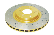 Load image into Gallery viewer, DBA 07-15 Acura CSX Type-S Front Street Series Drilled &amp; Slotted Rotor w/Gold Hat