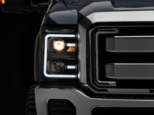 Load image into Gallery viewer, Raxiom 11-16 Ford F-250 Super Duty LED Projector Headlights - Black Housing (Clear Lens)