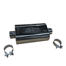 Load image into Gallery viewer, Kooks 2.5in Oval Clamp In Muffler 12in Long Body Polished Stainless Steel