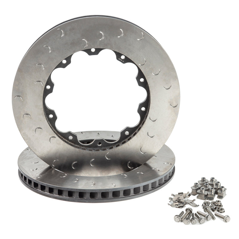 Alcon Nissan R35 GT-R Gen 2 390X32.8mm Rotor Ring Kit - Front Left ALADKF2222X758C24L