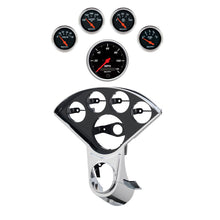 Load image into Gallery viewer, Autometer Designer Black Direct Fit Dash Kit 55-59 Chevy Truck (1 x 3-3/8in. / 4 x 2-1/16in.) 2208-06