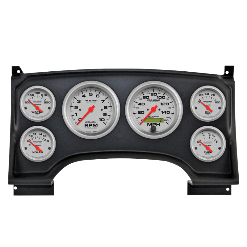 Autometer Ultra-Lite Direct Fit Dash Kit 94-97 Chevy S10 Truck (2 x 3-3/8in. / 4 x 2-1/16in.) 2933-13