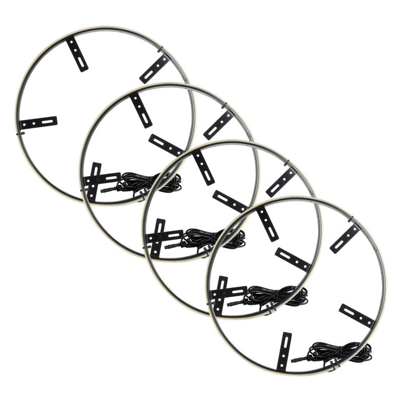 ORACLE Lighting LED Illuminated Wheel Rings - 16.5in PLASMA White - GTR Auto