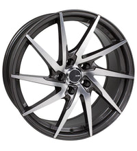 Load image into Gallery viewer, Enkei PW10 16x7 5x100 42mm Offset 72.6mm Bore Gunmetal Wheel w/ Machined Spokes Wheel
