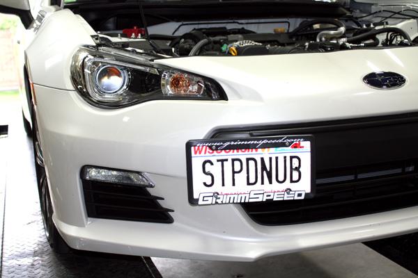 GrimmSpeed 10+ Subaru Legacy/Outback / 13+ Subaru BRZ/13+ Scion FR-S License Plate Relocation Kit - GTR Auto