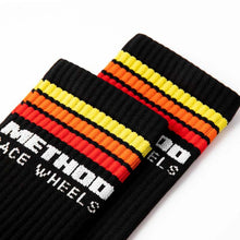 Load image into Gallery viewer, Method Classic Stripes Logo Performance Socks - Black AP-M0003