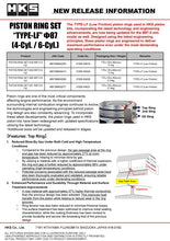Load image into Gallery viewer, HKS PISTON RING SET N20 D87.0 6-Cyl. 21005-AN020