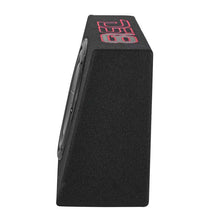 Load image into Gallery viewer, DS18 Single 10in Shallow Enclosure w/ Subwoofer 350 Watts RMS Sealed Black Carpet