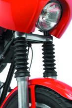 Load image into Gallery viewer, Bikers Choice 39MM Black Fork Boots Extended 6.9in / Collapsed 3.35in (Pair)