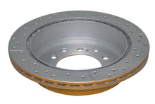 Load image into Gallery viewer, DBA 03-09 Lexus GX470 Rear Drilled &amp; Slotted Street Series Rotor