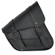 Load image into Gallery viewer, Willie &amp; Max HD Sportsters,Custom Hard Tails Black Jack Swingarm Bag Dual Shock w/Blk Buckle - Black - GTR Auto