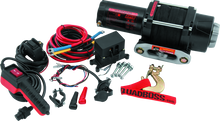 Load image into Gallery viewer, QuadBoss Winch Kit - 39ft x 7/32in Synthetic Rope - 3.5hp - Hawse Fairlead - Wired Remote - 3500lb