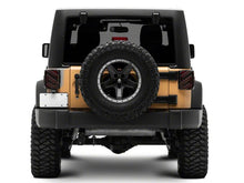 Load image into Gallery viewer, Raxiom 07-18 Jeep Wrangler JK Axial Series Trident LED Tail Lights- Black Housing (Clear Lens)