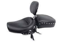 Load image into Gallery viewer, Mustang 82-03 Harley Sportster Wide Touring Recessed Passenger Seat - Black