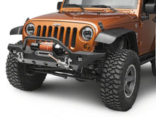 Load image into Gallery viewer, Raxiom 97-18 Jeep Wrangler TJ &amp; JK 6-LED Headlights w/ Partial Halo- Black Housing (Clear Lens)