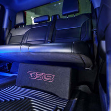 Load image into Gallery viewer, DS18 Single 10in Shallow Subwoofer and Enclosure 600 Watts RMS Downfiring Sealed Black Carpet