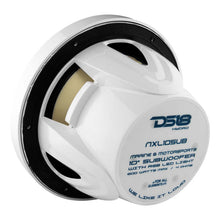 Load image into Gallery viewer, DS18 Subwoofer &amp; Enclosure 10in 300 Watts RMS 4 ohm SVC White