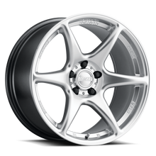 Load image into Gallery viewer, Kansei K11H Tandem 15x7in / 4x114.3 BP / 0mm Offset / 73.1mm  Bore - Hyper Silver Machined Lip