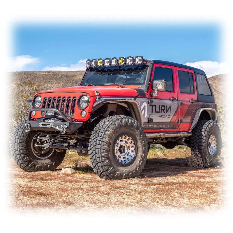 Turn Offroad 2007-2018 Jeep JK 4 Door Fastback Hardtop 2 Piece Primer (Paintable)