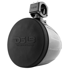 Load image into Gallery viewer, DS18 Compact Pro Towers 8in 250 Watts RMS RGB LEDs PRO-HY8.4B Included Cover Incl Black Crbn Fiber