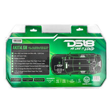 Load image into Gallery viewer, DS18 4-GA Amplifier Install Kit Advance- Green