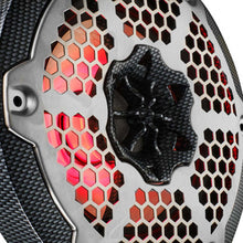 Load image into Gallery viewer, DS18 NXL-M Series Spkr w/ RGB LED Lights 6.5in 2-Way 125 Watts RMS 4 ohm Black Crbn Fiber w/ Cover