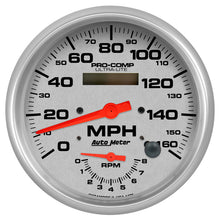 Load image into Gallery viewer, Autometer Ultra-Lite 160mph &amp; 8k RPM Electric Program Tach/Speedo 5in. Gauge 4478