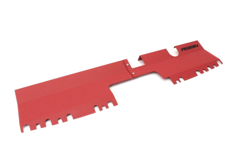 PERRIN 15-21 Subaru WRX/STI Radiator Shroud (With/Without OEM Intake Scoop) - Red - GTR Auto