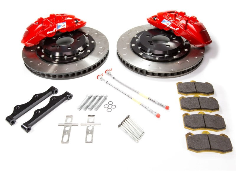 Alcon 2015+ BMW M3 F80 380x32mm 4 Piston Rear Brake Upgrade Kit - Red ALABKR6959B07