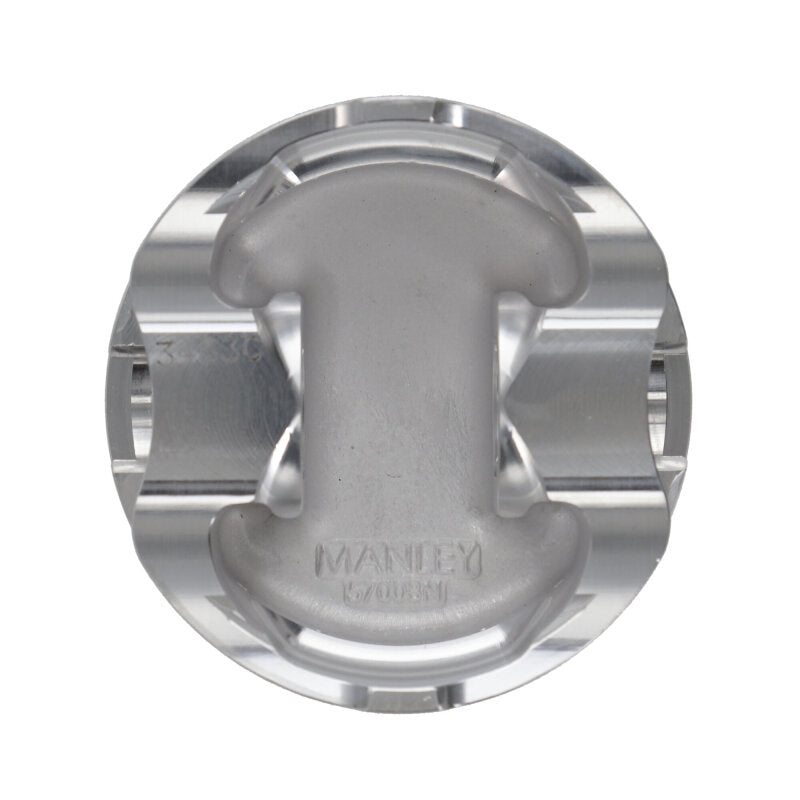 Manley Nissan SR20DE Piston Set - 86.00mm Bore 1.260in CH, -12.00 CC
