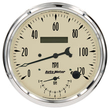 Load image into Gallery viewer, Autometer Antique Beige Tach/Speedo 5in. - 120mph &amp; 8k RPM 1870