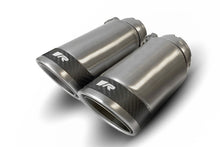 Load image into Gallery viewer, Remus Stainless Steel 84mm Angled Polished w/Carbon Ring Tail Pipe Set (Pair)