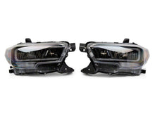 Load image into Gallery viewer, Raxiom 16-23 Toyota Tacoma w/ Factory Halogen DRL LED Headlights- Black Housing (Clear Lens)