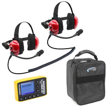 Load image into Gallery viewer, Rugged Radios H80 Track Talk Headset w/ NITRO BEE XTREME UHF Race Receiver and Carry Bag