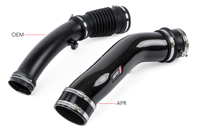 APR 17-20 Audi RS3/18-22 Audi TT RS Quattro (MK3) 2.5T TFSI Turbocharger Inlet Rear Carbon Tube CI100038-B