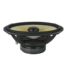 Load image into Gallery viewer, DS18 Deluxe Quality 6x9in Coaxial 150 Watts RMS 4 ohm Yellow Straw + Composite Foam Cone
