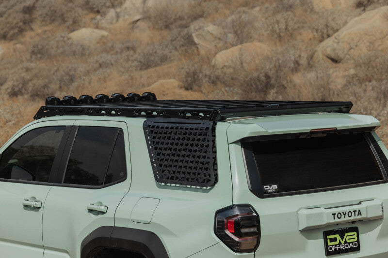 DV8 25-26 Toyota 4Runner Exterior Window Molle for DV8 Roof Rack - Driver RRTF3-02EMD