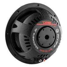 Load image into Gallery viewer, DS18 12in 800 Watts RMS 4 ohm SVC Shallow Mount Fiber Glass Subwoofer IXS Series