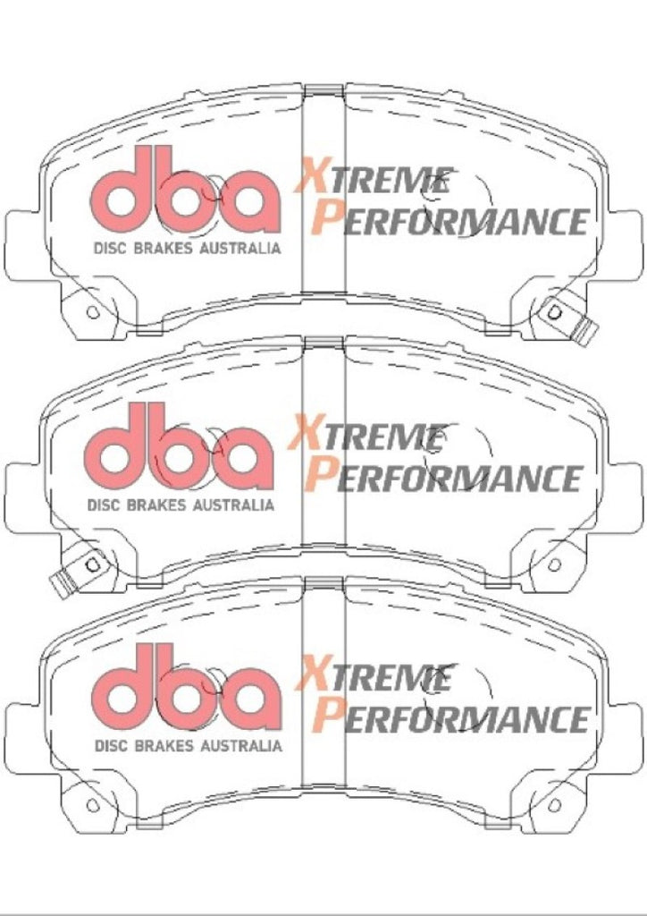 DBA 08-12 Holden Colorado lx (w/o Performance Pkg/352mm Front Rotor) XP Performance Front Brake Pads - GTR Auto