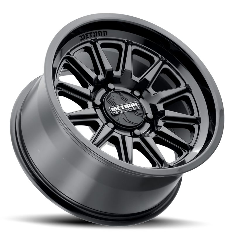 Method MR323 - 17x8.5 / 6x5.5 / ET 25 / 106.25 CB - Gloss Black MR323785601325