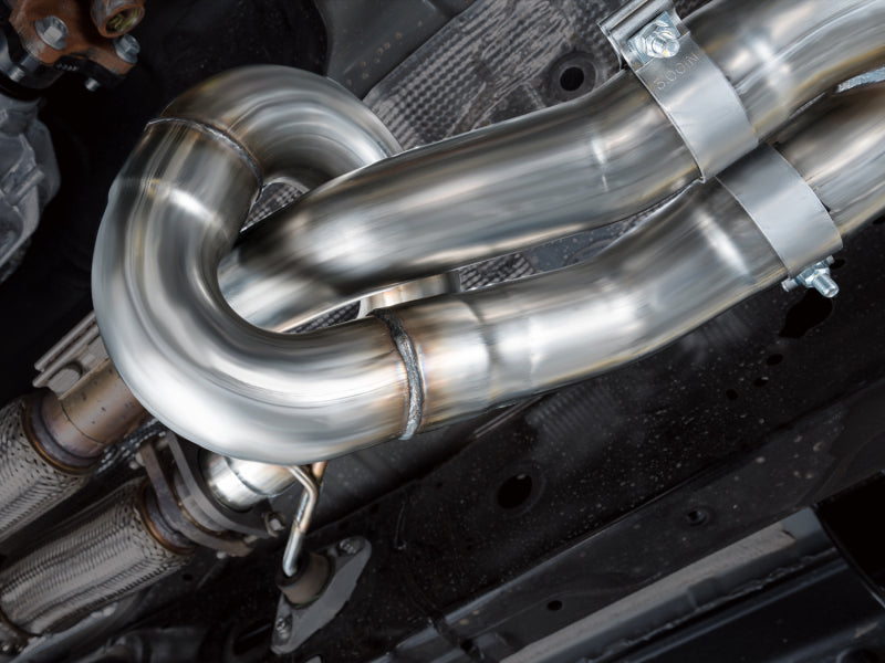 AWE 2024+ Ford Ranger Raptor 3.0L Switchpath Cat-Back Exhaust - Chrome Silver Tips 3025-32306