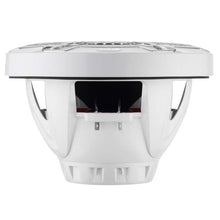 Load image into Gallery viewer, DS18 Hybrid Marine Speaker w/ Driver And RGB LEDs 10in 2-Way 450 Watts RMS 4 ohm White w/ Cover