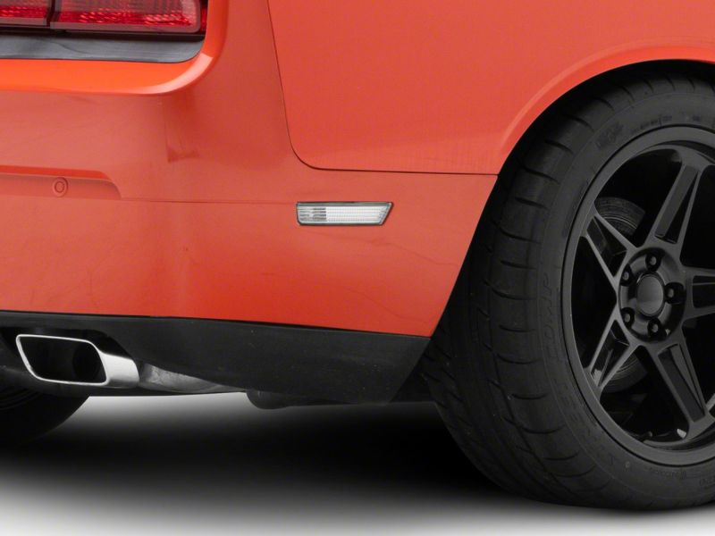 Raxiom 08-14 Dodge Challenger Axial Series Side Marker Lamps- Clear CH17669