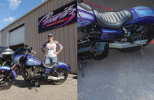 Load image into Gallery viewer, Mustang 91-05 Harley Dyna Jody Perewitz Design Solo Seat - Black